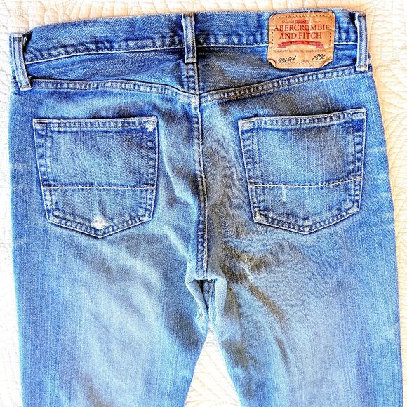 VTG Y2K Heavy Ounce Men's Relaxed Straight Leg Button Fly Jeans Size 32/32 - Picture 5 of 15